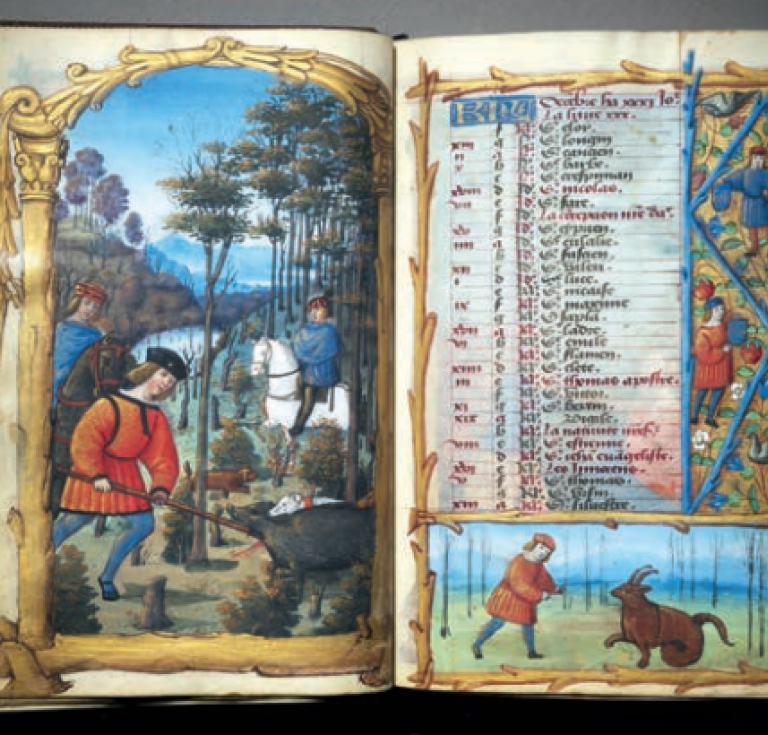 Illuminations from the Heures de G et H