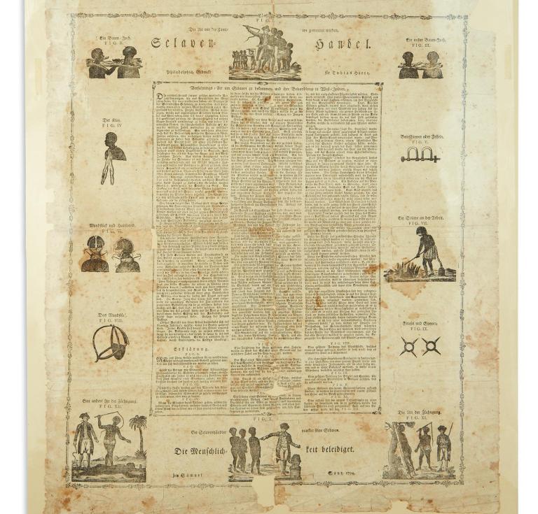 Early German-American anti-slavery broadside