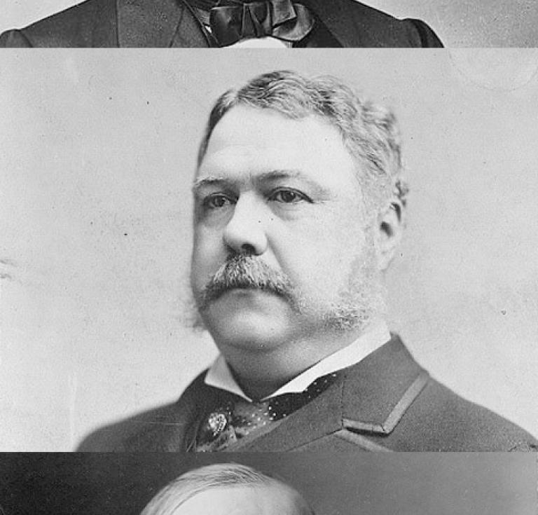 Presidents Andrew Johnson, Chester Arthur and William McKinley 