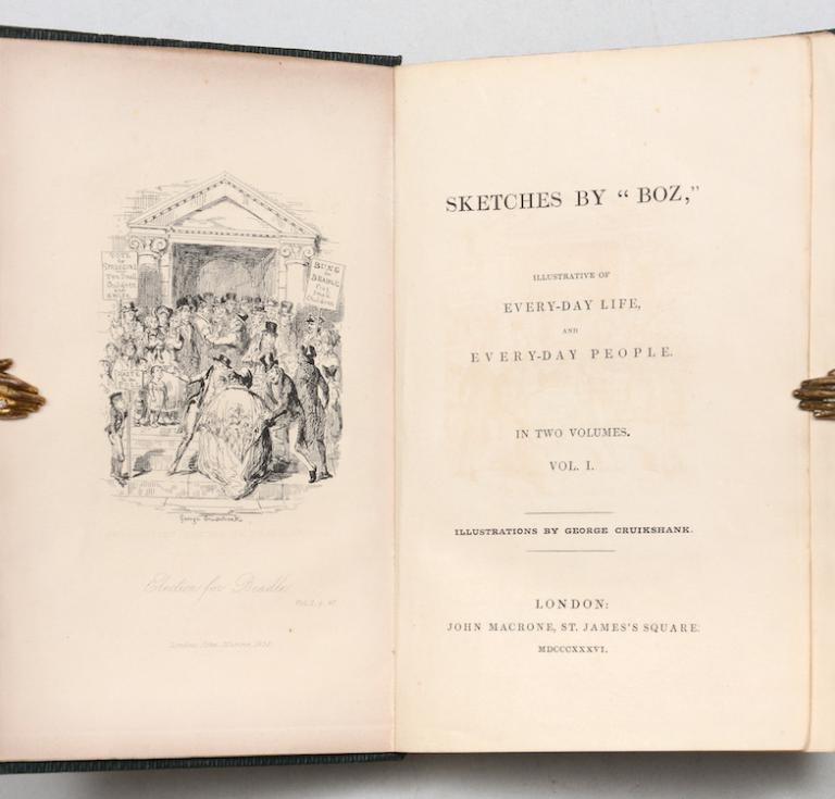 Sketches by Boz first edition