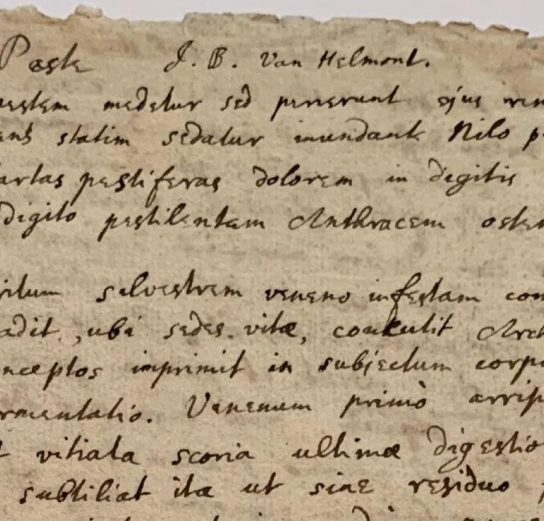 An extract from Sir Isaac Newton’s notes on the plague
