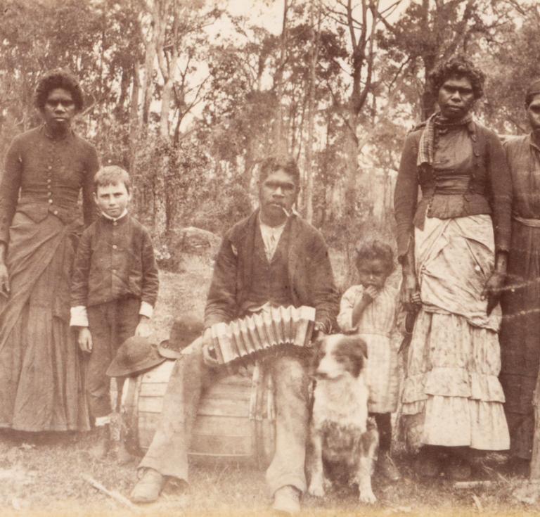 Photograph from a rare album of local Australian/New Zealander history photographs in the 1880s.