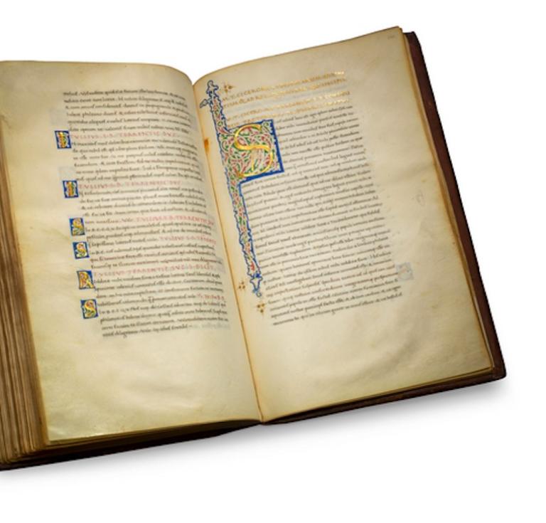 Illuminated Cicero manuscript from 1442