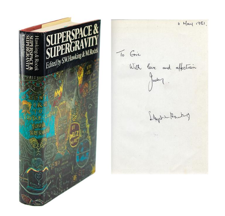 Stephen Hawking signed book