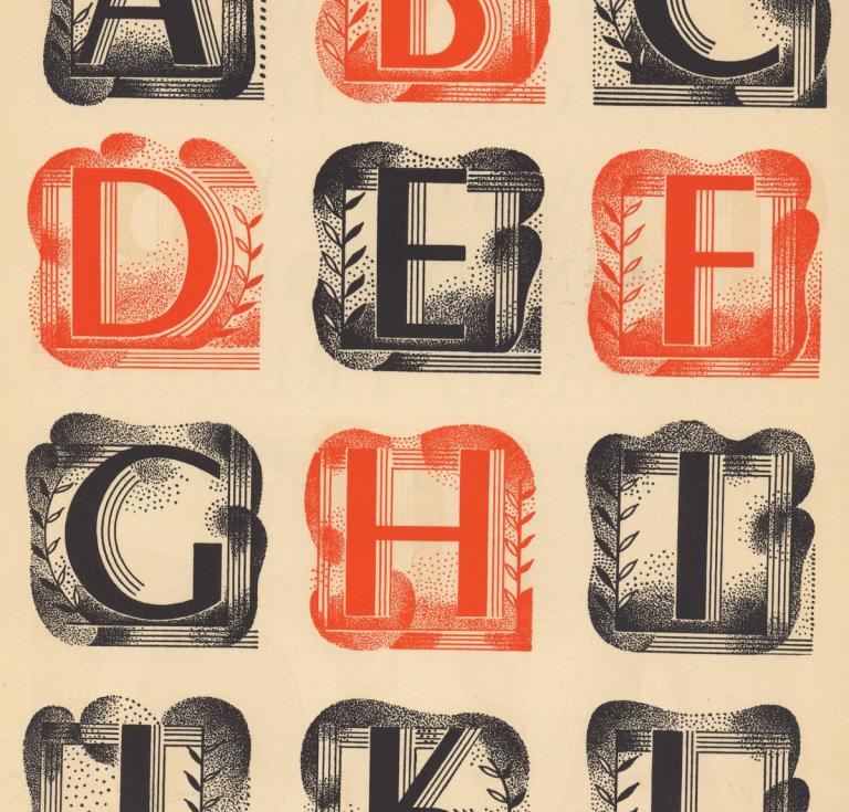 Barnett Freedman’s Baynard Claudia typeface