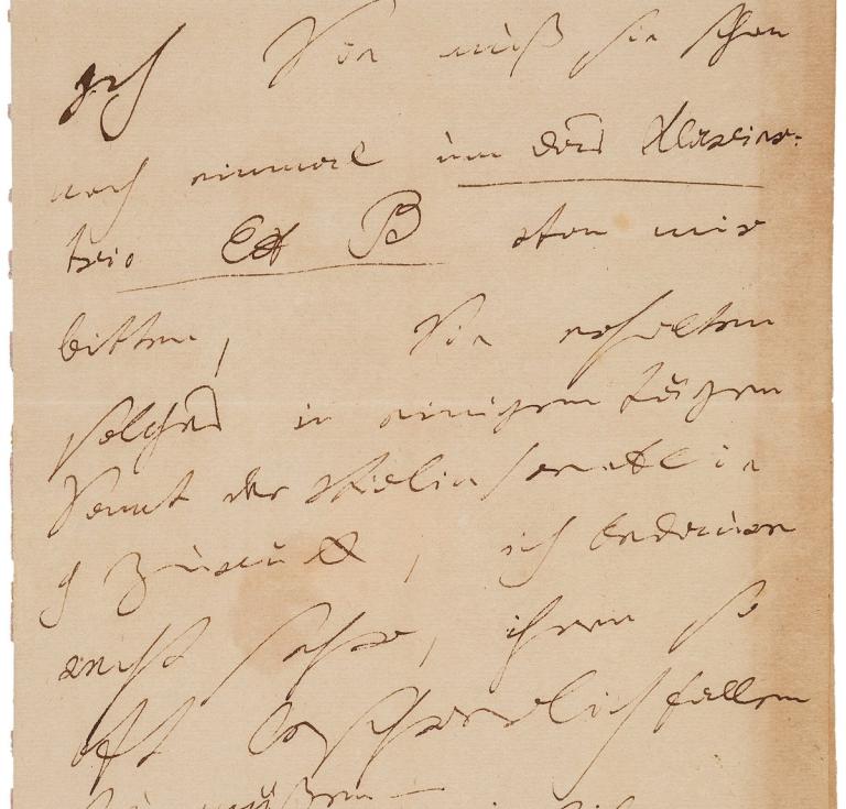 Beethoven letter