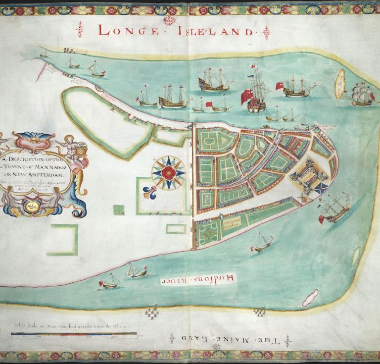 Map of NYC, 1664