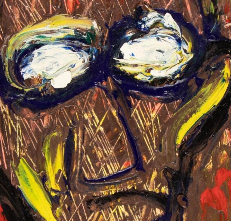 Charles Bukowski painting