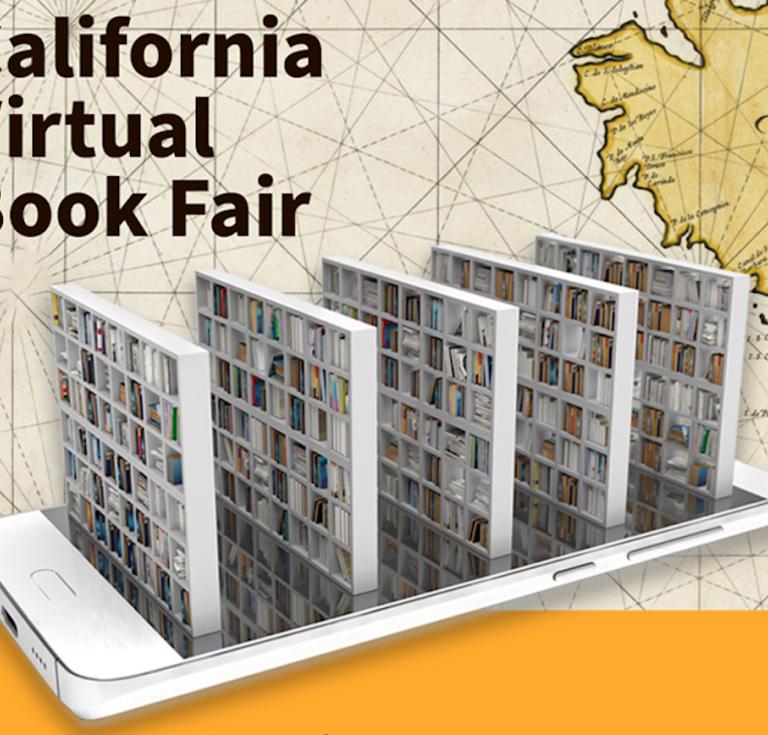 California Virtual Book Fair postcard
