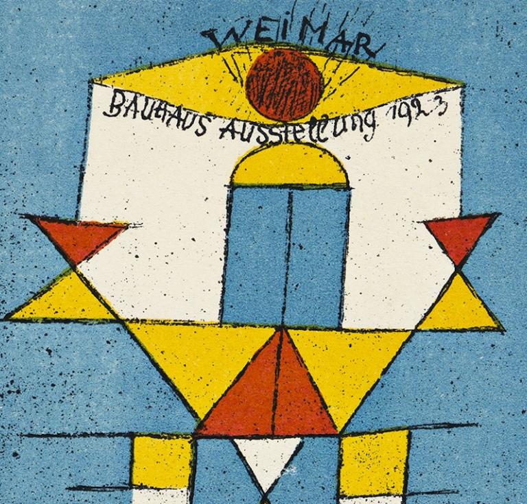 Paul Klee, Bauhaus Ausstellung Juli – Sept. 1923 Weimar