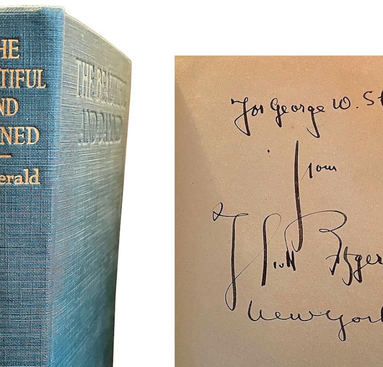 F. Scott Fitzgerald inscription