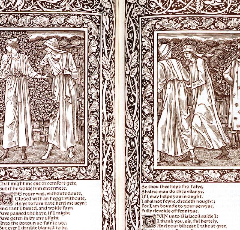 Kelmscott Chaucer illustration