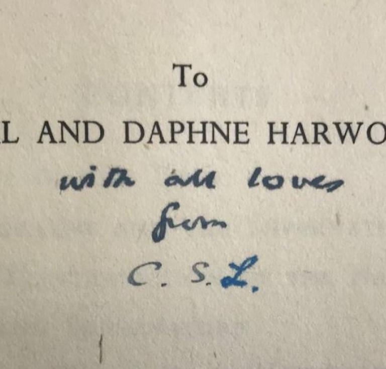 Inscription in C.S. Lewis’s Miracles
