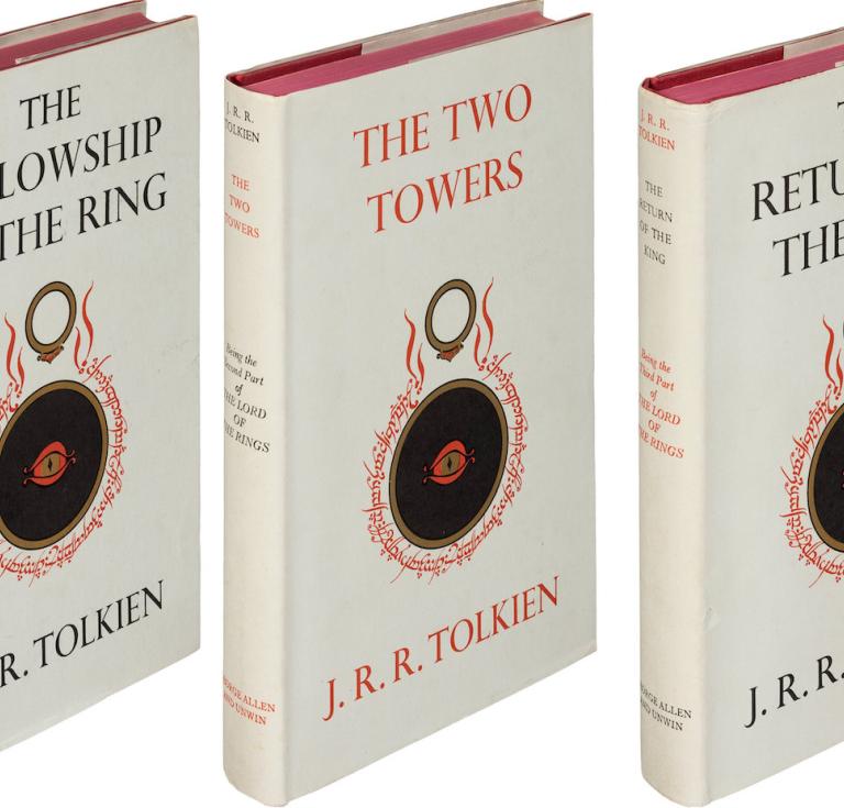 J.R.R. Tolkien's Lord of the Rings trilogy first editions