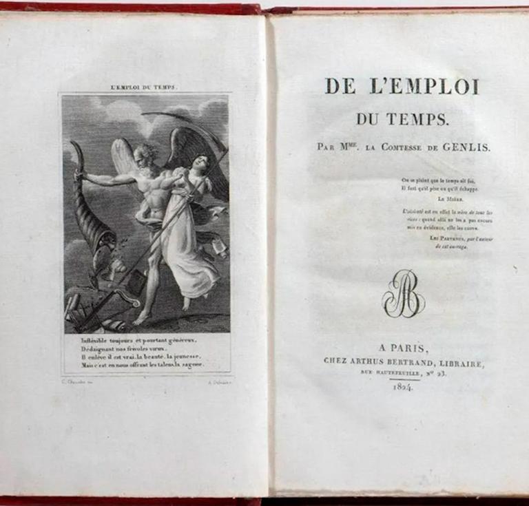 De L'Emploi du Temps. Par Mme. La Comtesse de Genlis (1824)