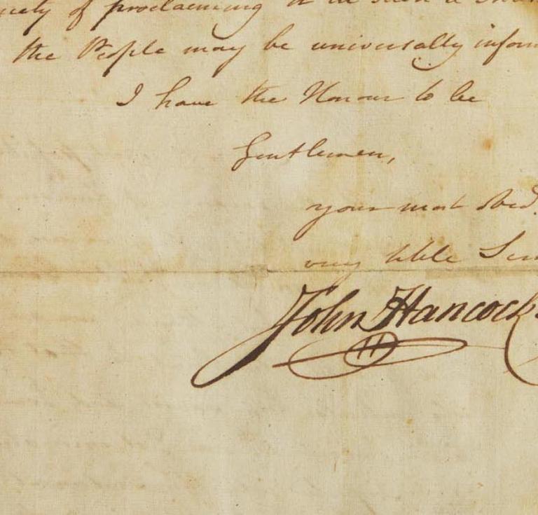 John Hancock Letter
