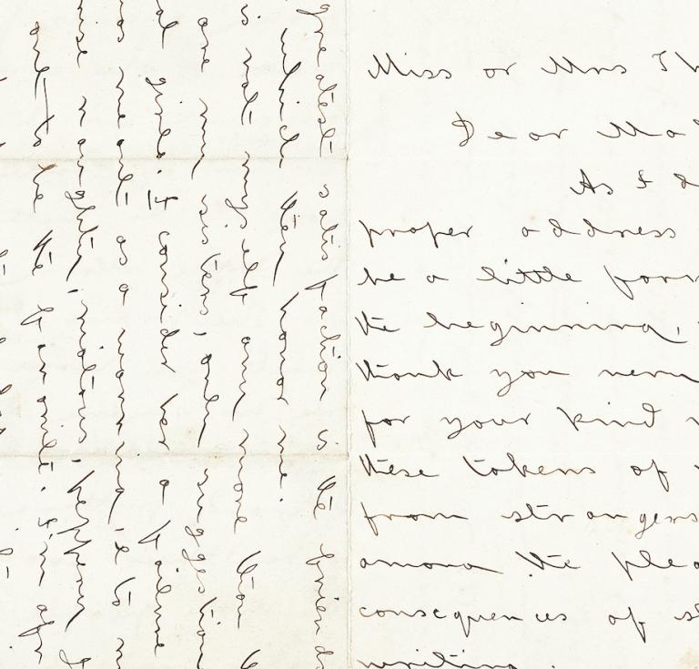 Louisa May Alcott, Autograph Letter