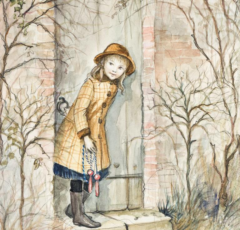 Tasha Tudor, illustration for Frances Hodgson Burnett’s novel, The Secret Garden
