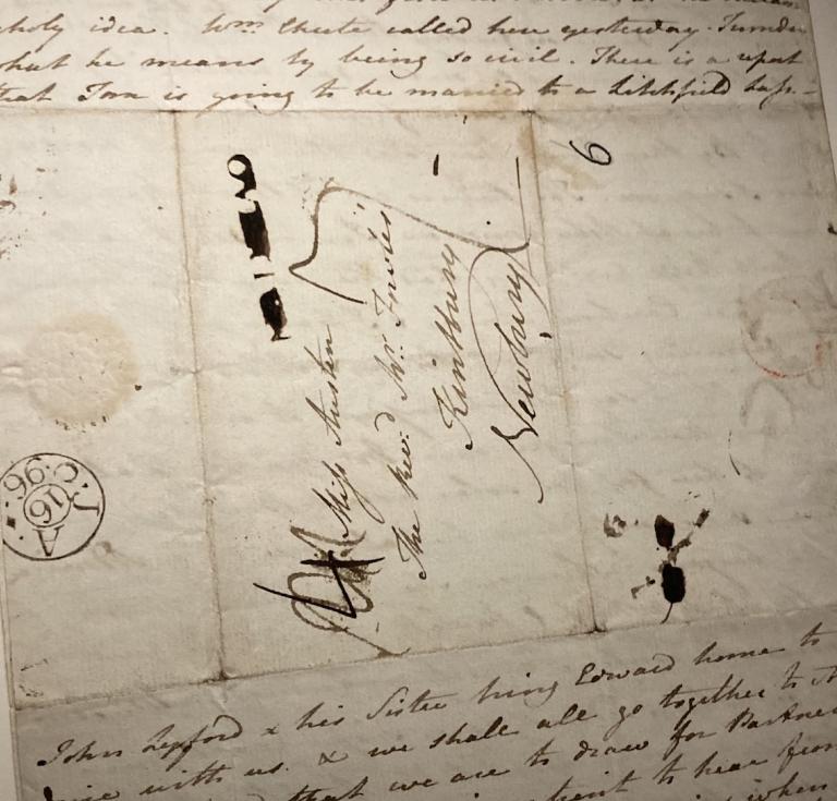 Jane Austen letter to her sister Cassandra, January 14-15, 1796.