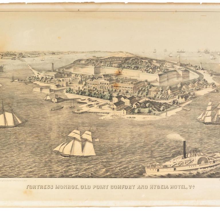 Fortress Monroe, Old Point Comfort and Hygeia Hotel, Va. ($2,000-3,000)