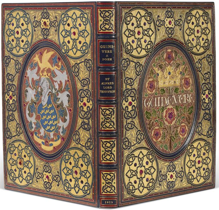 Jeweled binding on Tennyson's Guinevere