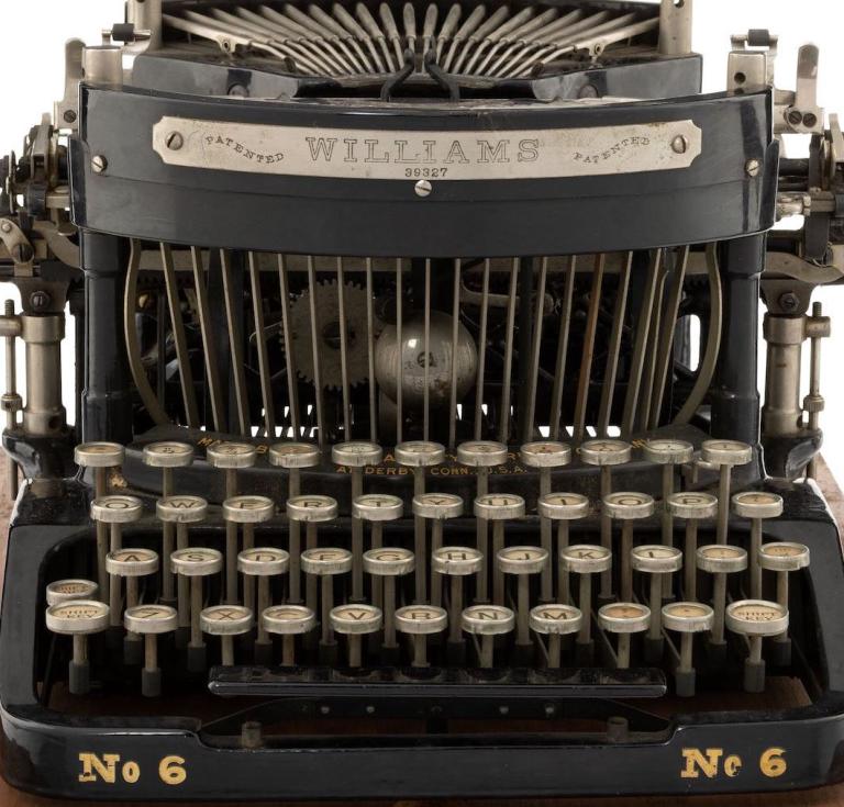 Mark Twain's Williams No. 6 typewriter