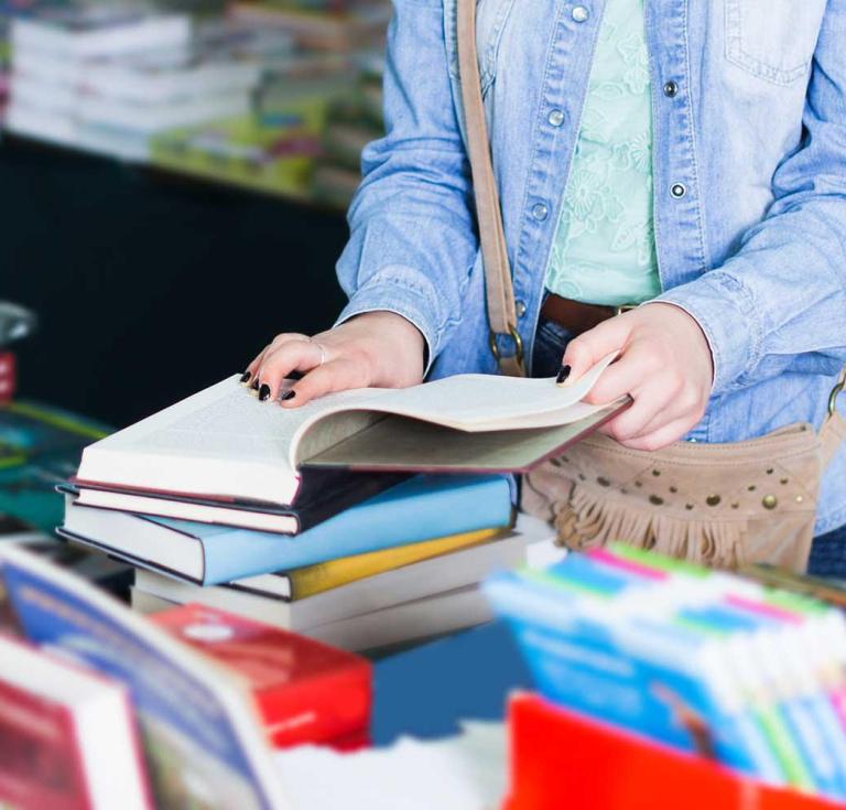 browsing books