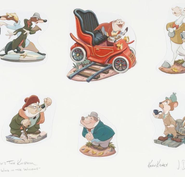 Mr. Toad Original Concept Paintings