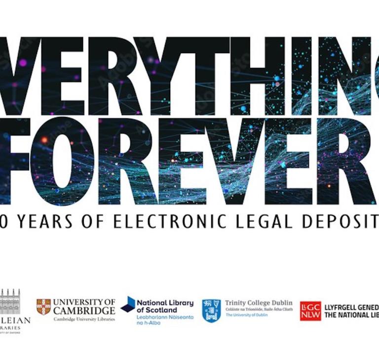 Everything Forever digital libraries anniversary logo