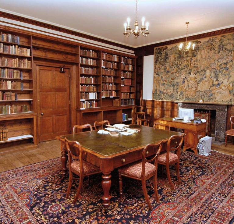 The Chawton House Library’s inviting reading room.