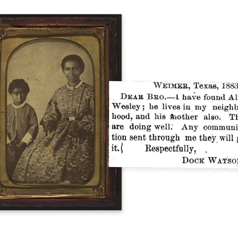 Last Seen: Finding Family After Slavery aims to digitize and publish ads placed in newspapers across the United States by formerly enslaved people searching for lost or missing family members and loved ones after emancipation.
