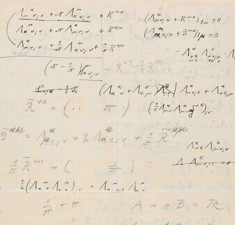 The Einstein manuscript