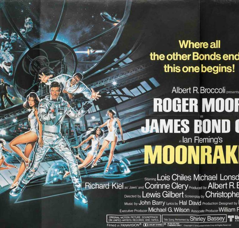 Moonraker movie poster