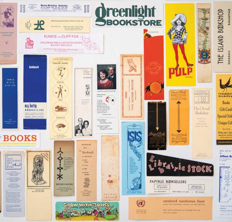 A sample of bookmarks