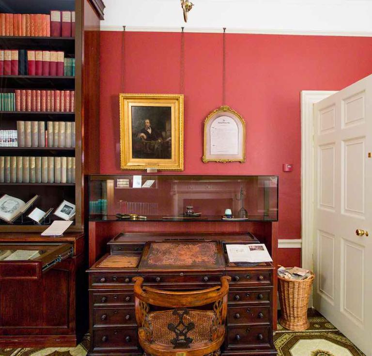 Charles Dickens's study at 48 Doughty Street, London