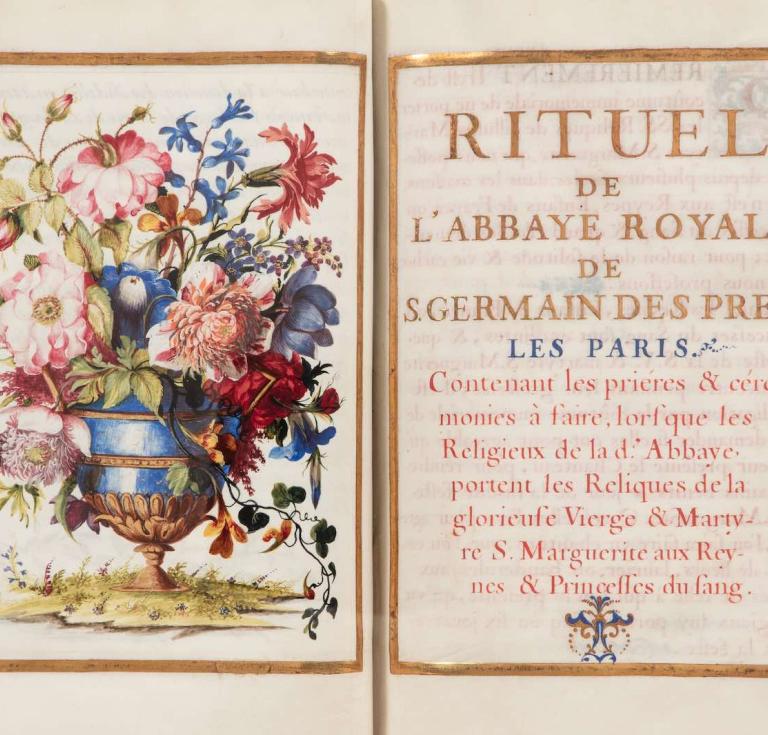 Nicolas Jarry, Rituel de l’abbaye royale de Saint Germain des Prez les Paris, 1661, est. 50,000-70,000€