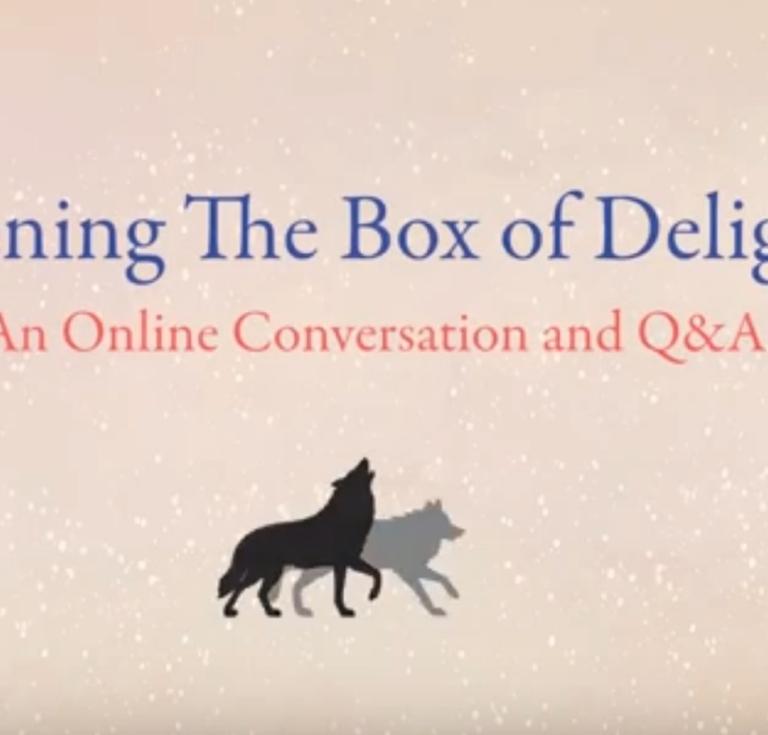 Opening page of Box of Delights webinar