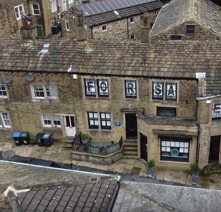 The house in Thornton, Bradford, where the Brontë sisters were born