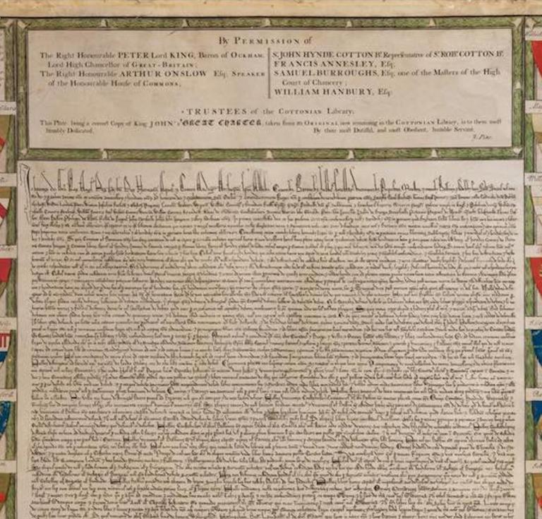 The Magna Carta document: estimate of £6000-8000