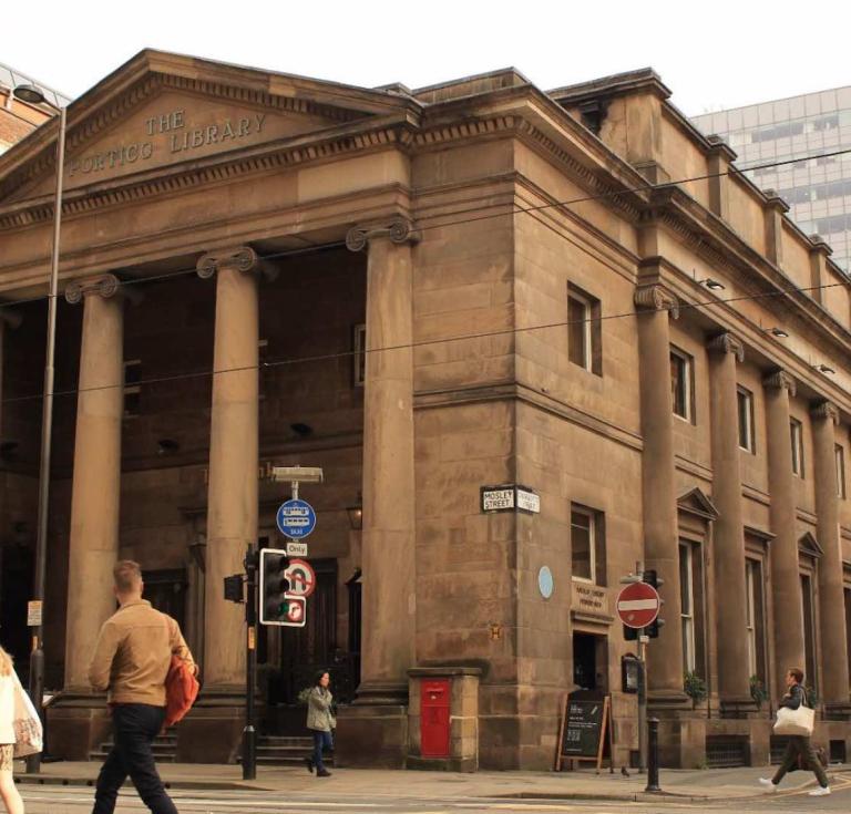 The Portico Library in Manchester