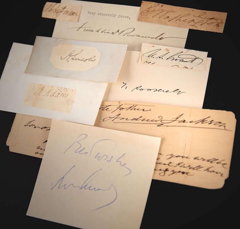 American Presidents Signature Collection, complete from George Washington to John F. Kennedy