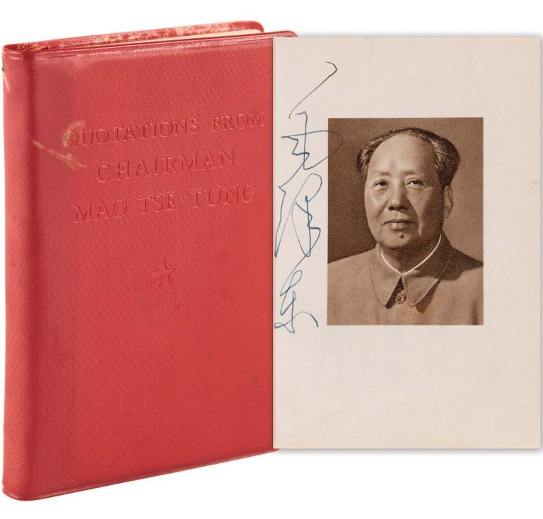 The Little Red Book signed by Mao