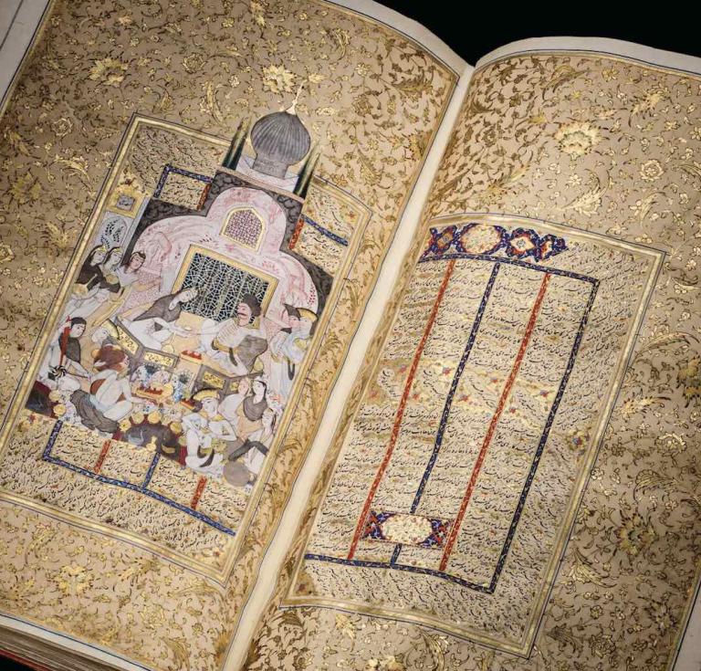 An important Shirazi copy of the Khamsas of Nizami and Amir Khusraw Dihlavi prepared for the Master Illuminator Lutfallah Shirazi. Shiraz, Iran. (Estimate £500,000-700,000, US$640,000-890,000).