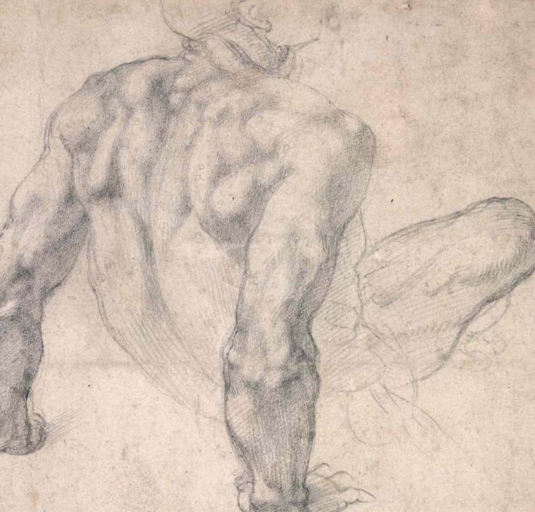 Michelangelo, study of the Last Judgment