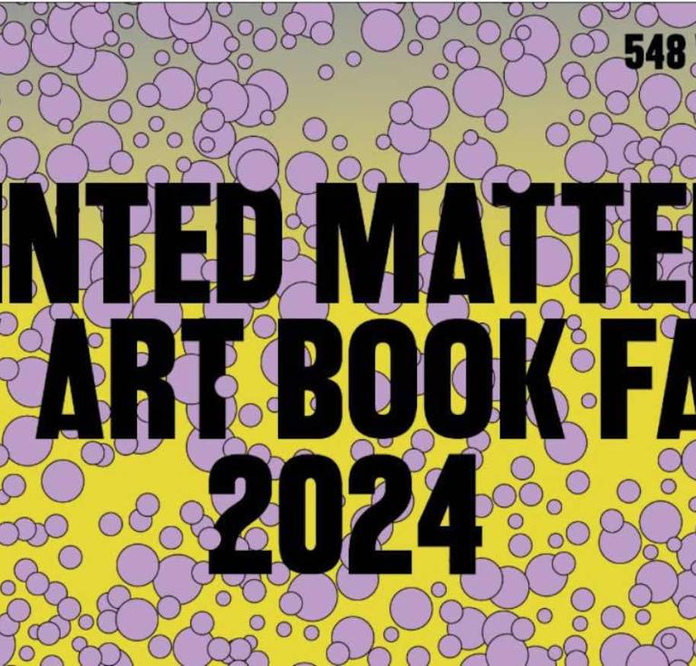 NY Art Book Fair poster