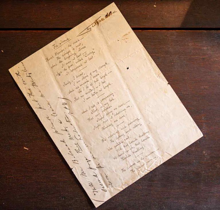 The For Annie manuscript