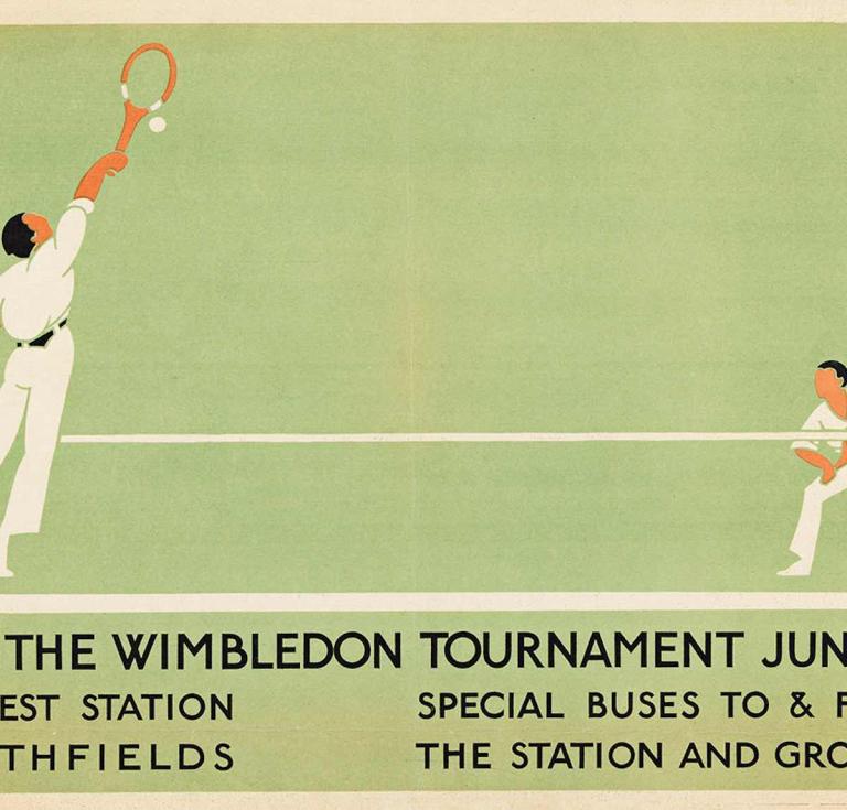 Aldo Cosomati, For The Wimbledon Tournament June 25th, 1923