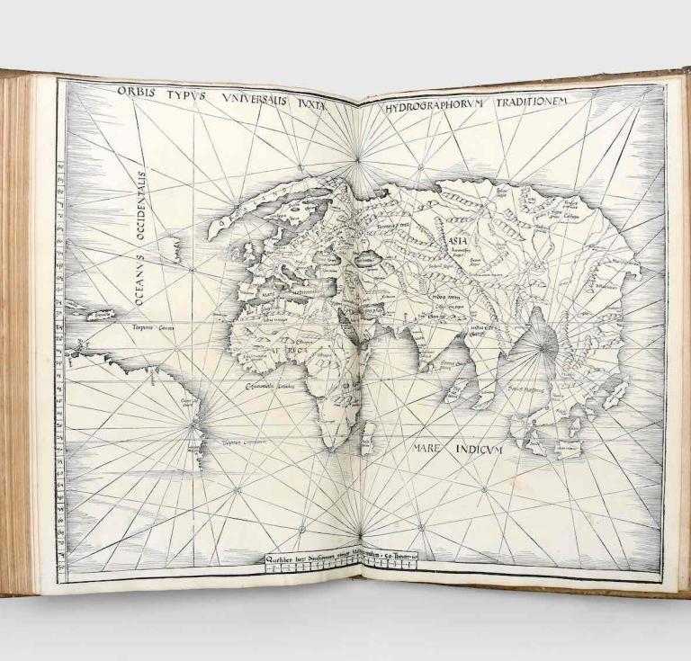 Geographie opus novissima traductione e Greco cum archetypis castigatissime pressum. by Claudius Ptolemaeus, Martin Waldseemüller (1513) 
