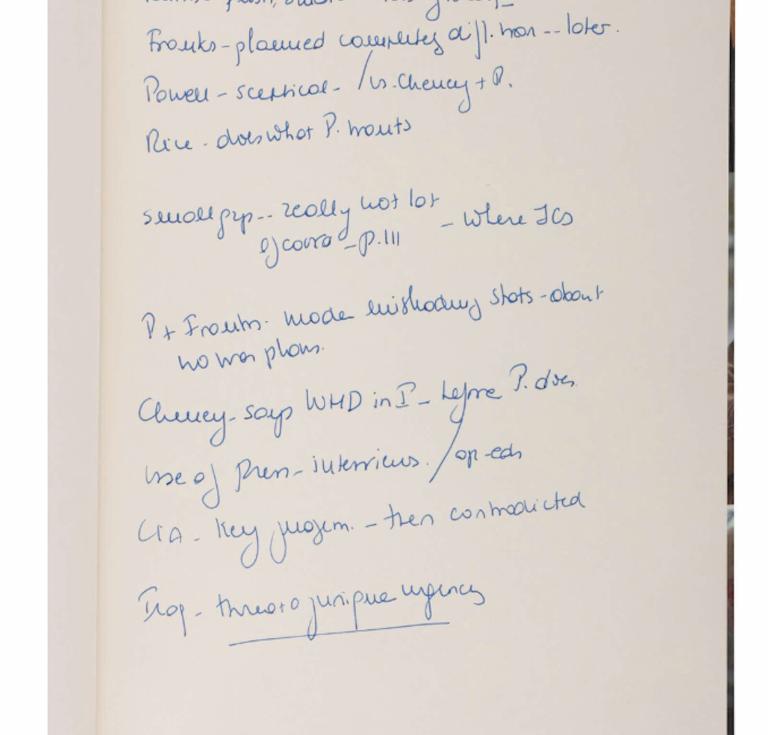 Bob Woodward, Plan of Attack, first edition with Madeleine Albright's annotations