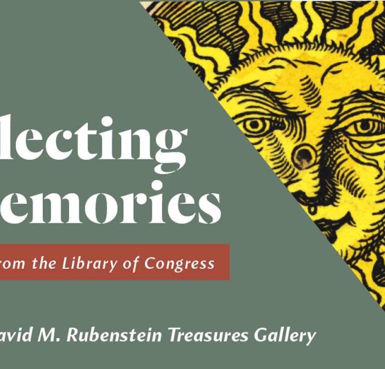Collecting Memories exhibition poster
